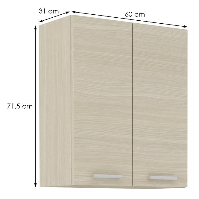 Küchenzeile Wiktoria Chamonix/Legno 60g-72