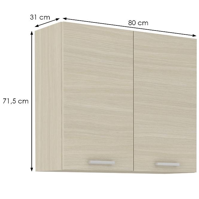 Küchenzeile Wiktoria Chamonix/Legno 80g-72