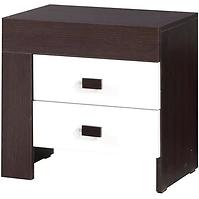 Nachttisch Cezar 50cm Milano/Weiß, Links