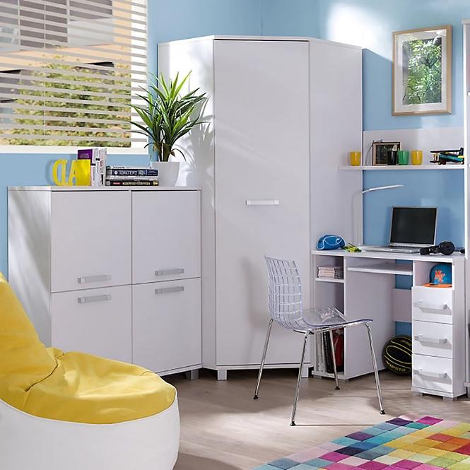 Wandschrank Maximus 100cm Weiß 