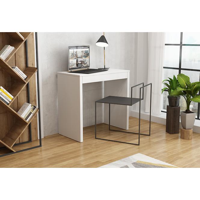 Schreibtisch 80cm Weiß                                