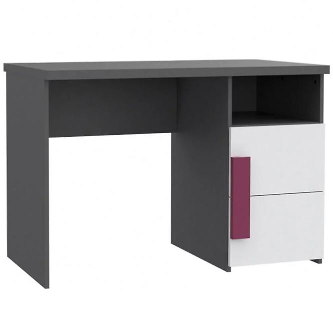 Schreibtisch Libelle 110cm Weiß/Grau