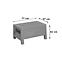 Garten ecksofa Corfu Relax cappuccino,3