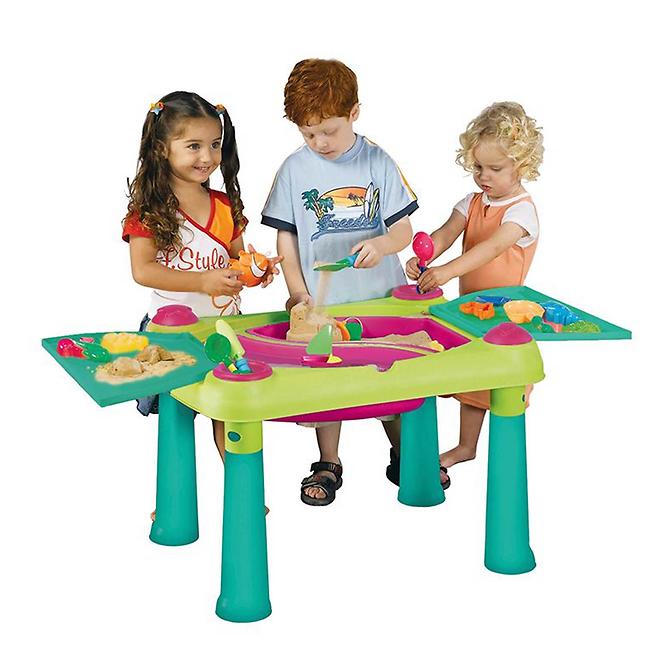 Spieltisch für Kinder grün/violett 17184058