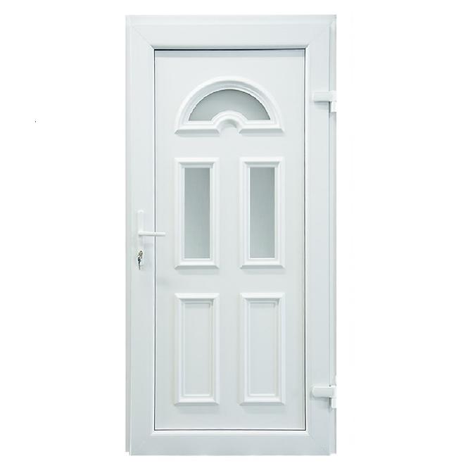 Haustür Ana 2 D06 90R 98x198x7 weiß