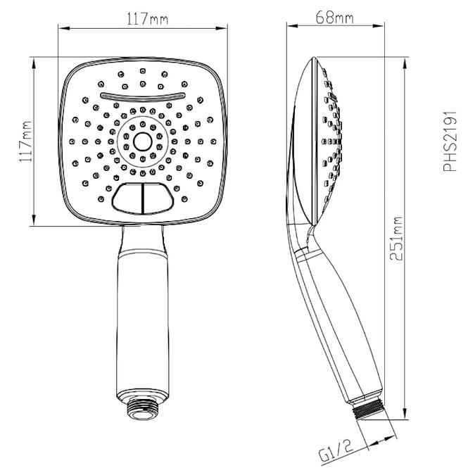 Handbrause Anat  2- Fache Funktion