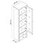 Vitrine Finezja 62cm Eiche Sonoma Schokolade,2
