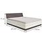 Bett Mit Bettkasten Dione 170cm Kiefer Norv/Grau,2