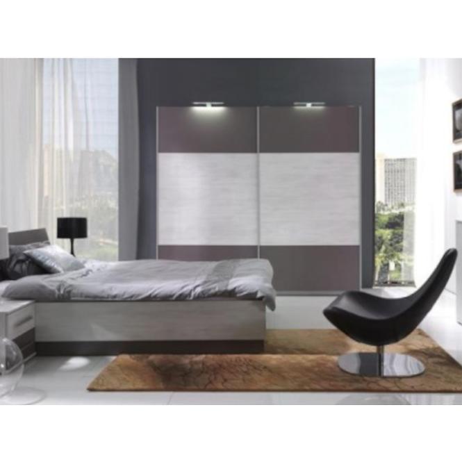 Bett Mit Bettkasten Dione 170cm Kiefer Norv/Grau