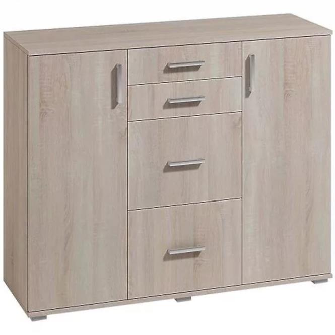 Kommode Malmo 130cm Eiche Sonoma 