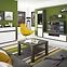 Tv Tisch Sevilla 130cm Norwegische Kiefer/ Weiß,4