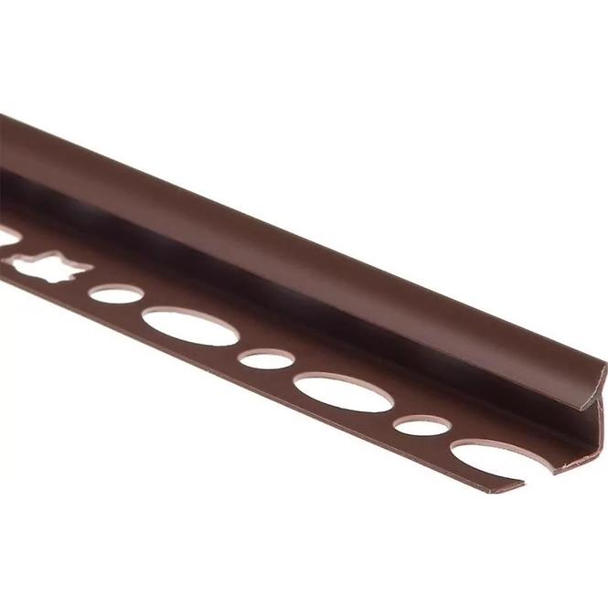 Winkel-Abschlussprofil braun 114 8/250