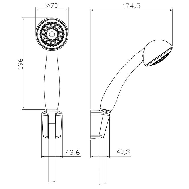 Duschset Ceres ZWS02