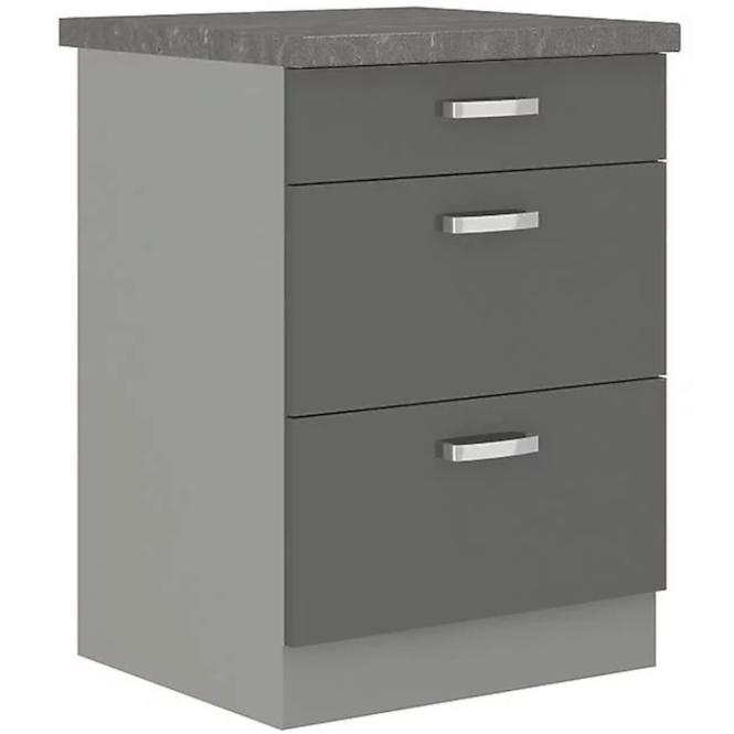 Küchenzeile Grey 60d 3s Bb Grey