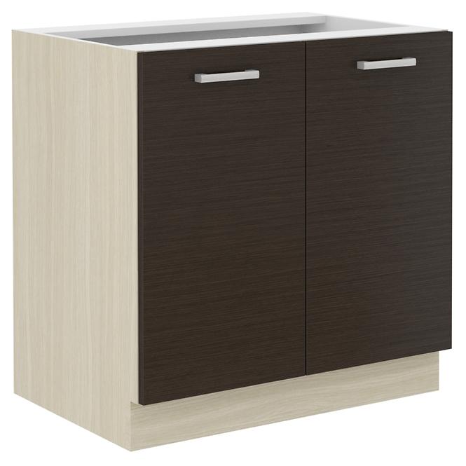 Küchenzeile Wiktoria Chamonix/Legno 80d 2f Bb
