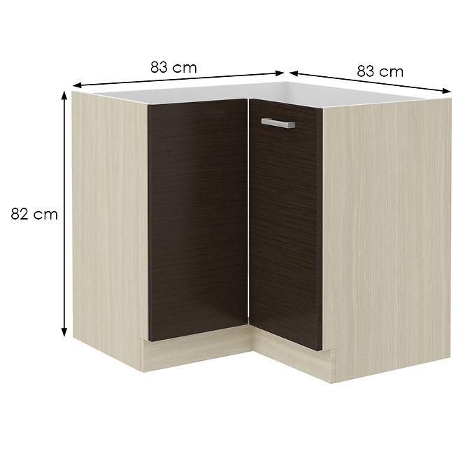 Küchenzeile Wiktoria Chamonix/Legno 89/89dn Bb