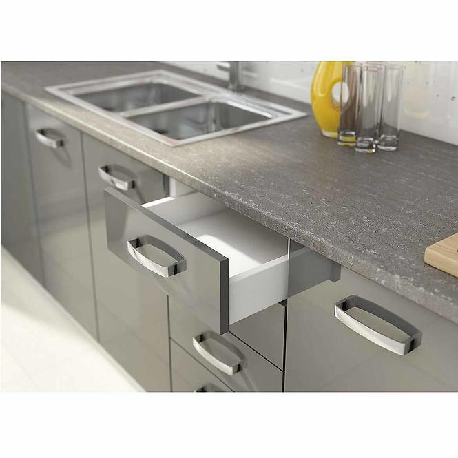 Arbeitsplatte 60cm Travertin dunkel                              