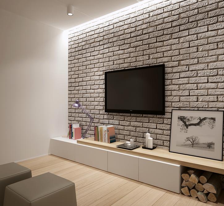 Stein Loft Brick weiß  Pack.=0,56m2