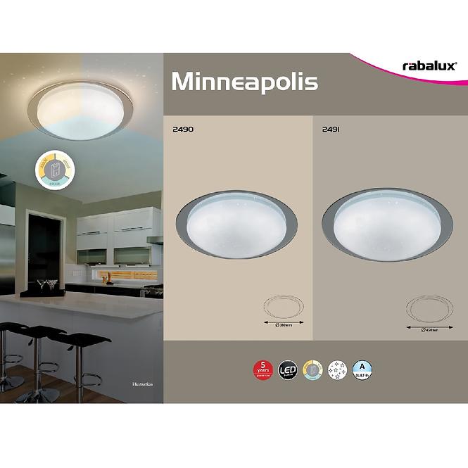 Deckenleuchte Minneapolis 2490 PL38 LED 12W  SKY