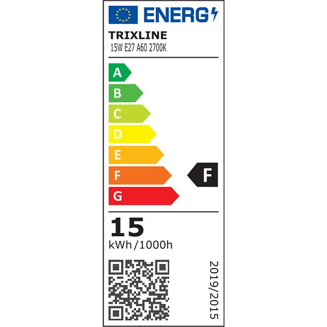 Glühbirne BC 15W TR LED E27 A60 2700K Trixline