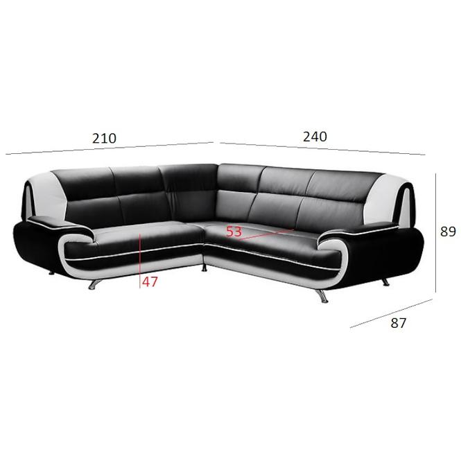 Ecksofa Palermo 2R3 Soft 11 + Soft 31
