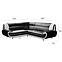 Ecksofa Palermo 2R3 Soft 11 + Soft 31,3