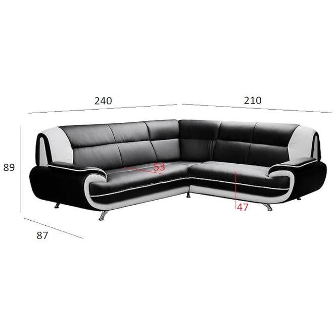 Ecksofa Palermo 3R2 Soft 11 + Soft 31