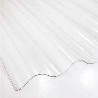 PVC-Wellplatte 2500x900x0,8mm transparent