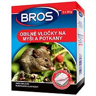 Bros Getreideköder gegen Mäuse und Ratten 5x20g