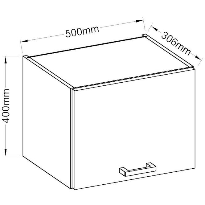 Küchenzeile Eko White 50 Ok-40