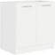 Küchenzeile Eko White 80zl 2f Bb
