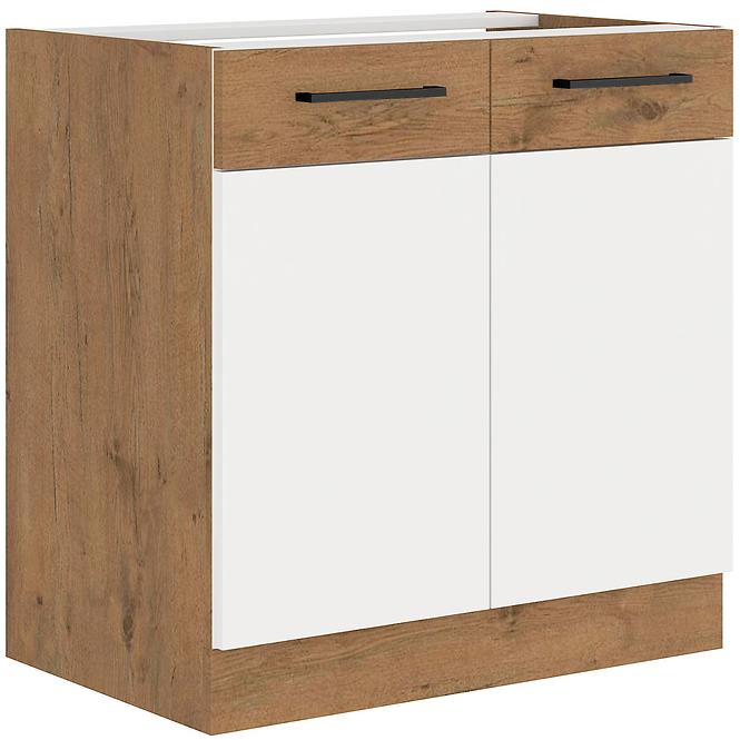 Küchenzeile Vigo Weiß Hg 80d 2f Bb