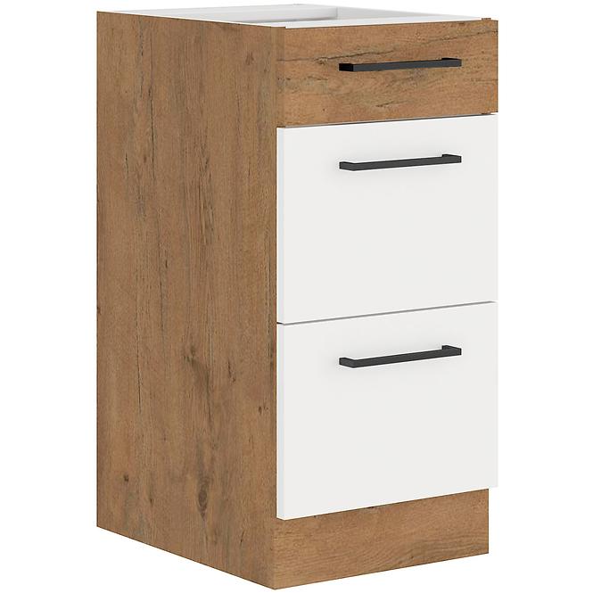 Küchenzeile Vigo Weiß Hg 40d 3s Bb