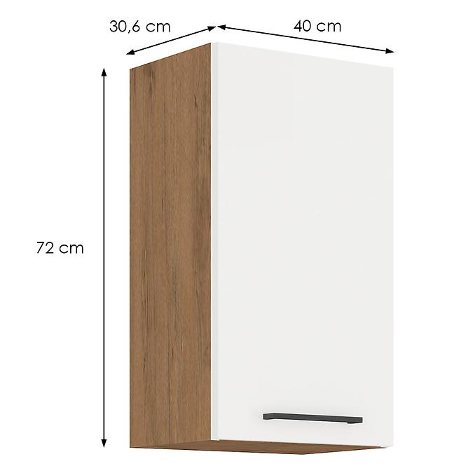 Küchenzeile Vigo Weiß Hg 40g-72 1f