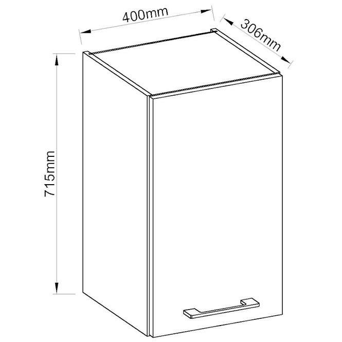 Küchenzeile Vigo Weiß Hg 40g-72 1f