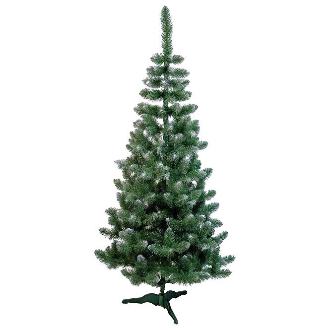 KIEFER WEIHNACHTSBAUM MIT WEIß ENDE 220 cm.