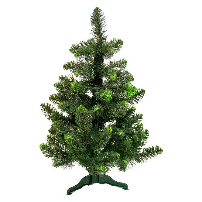 KIEFER WEIHNACHTSBAUM MIT GRÜNER ENDE 80 cm.