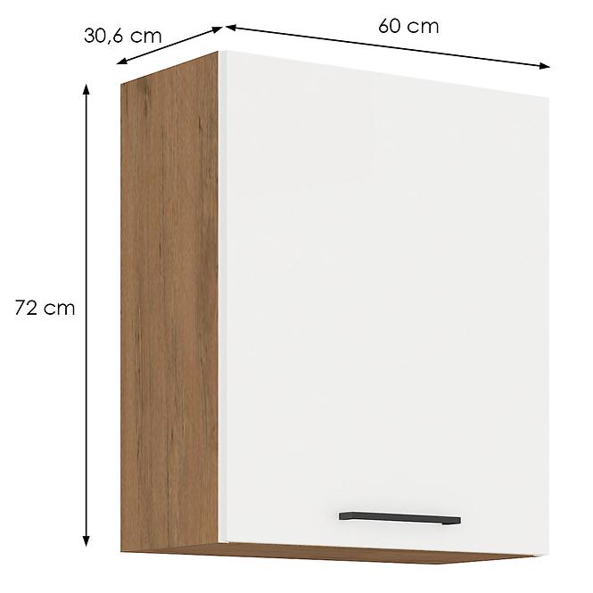 Küchenzeile Vigo Weiß HG 60G-72 1F