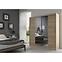 Schrank Ola 200cm Eiche Sonoma, Spiegel,3