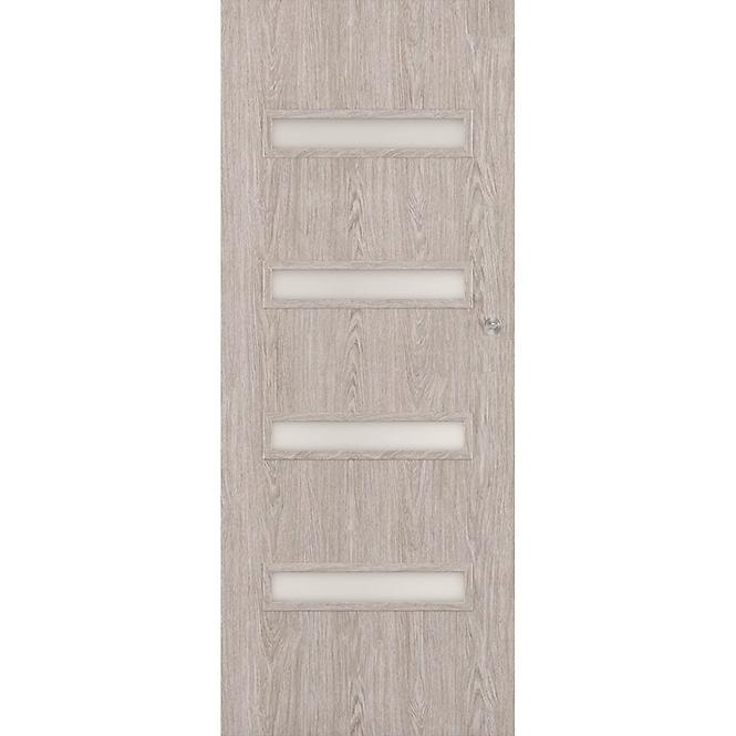 Schiebetür Verona 4*4 70L Eiche silber