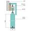 Schiebetür Standard 01 60R Eiche silber,3