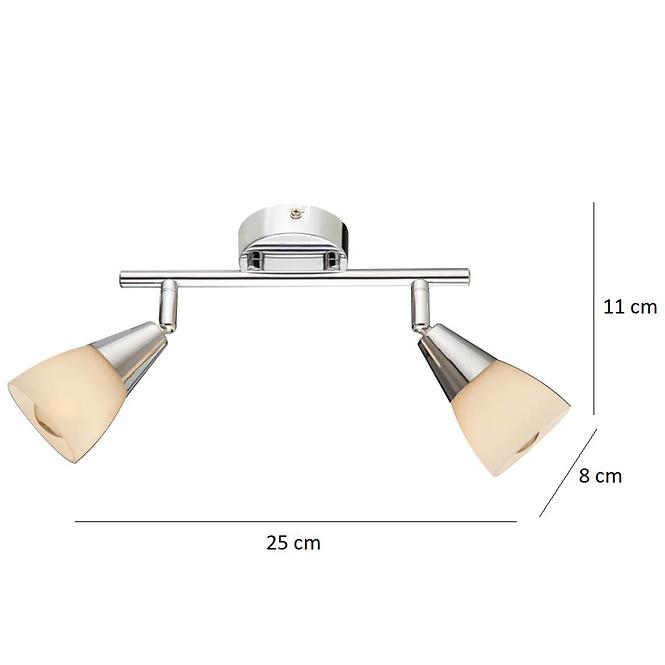 Leuchte SAM 54919-2 LS2 CHROM
