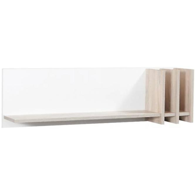Regal Malmo 120cm Eiche Sonoma/Weiß