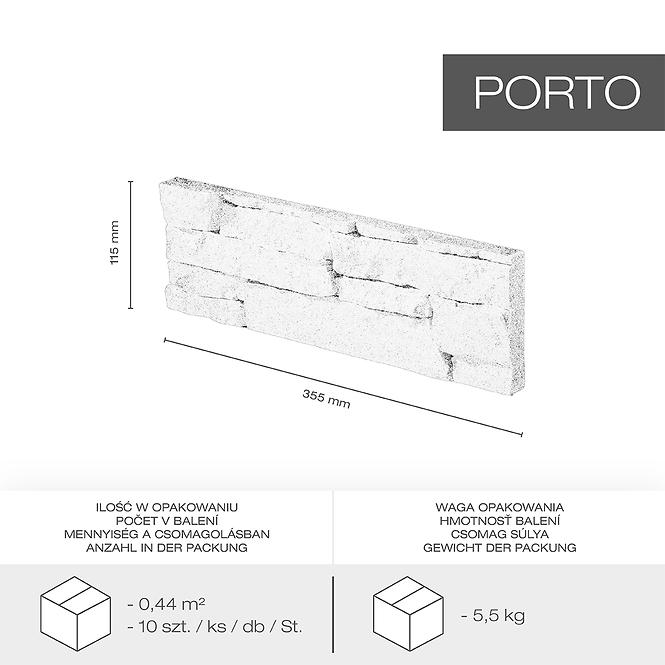 Gipsstein Porto Cream Pack.=0,49m2