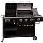 Gas - Kohlengrill Combo II 14,0 Kw Schwarz 19760,2
