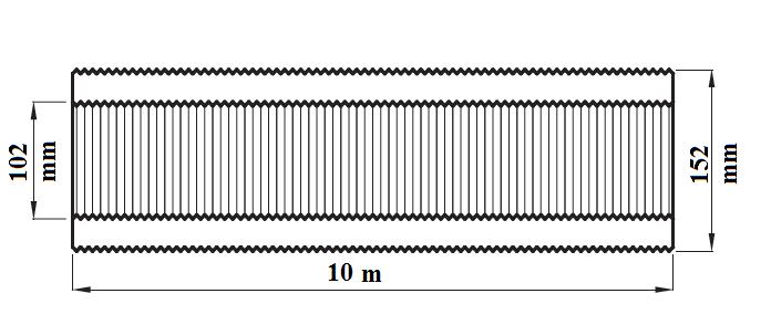 Flexi-Schlauch isoliert RESD100-10-AL