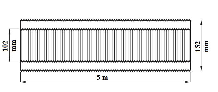 Flexi-Schlauch isoliert RESD100-5-AL