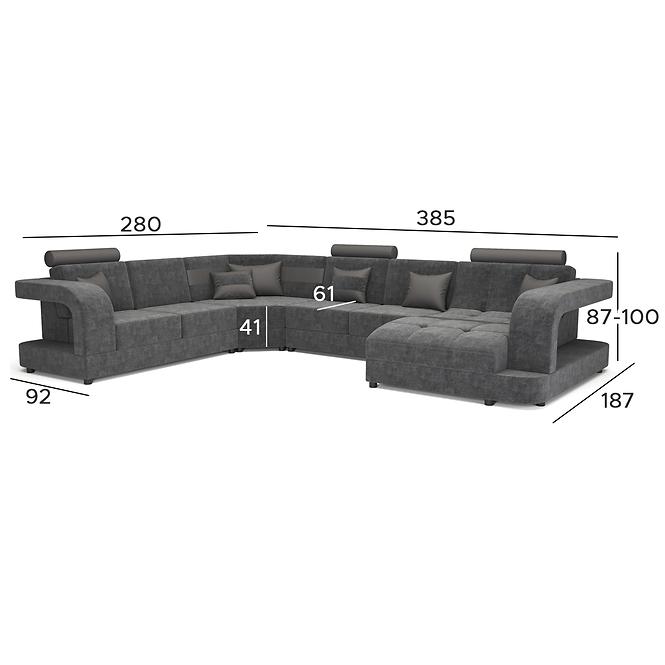 Ecksofa Douglas C R Forever 68+SoftT 35