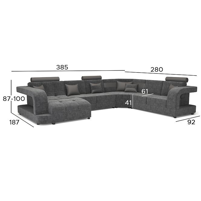 Ecksofa Douglas C L Forever 68+Soft 35