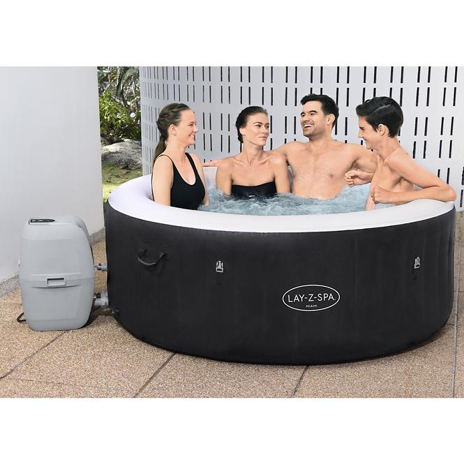 Aufblasbarer Whirlpool Spa 1,8x0,66cm Miami 60001